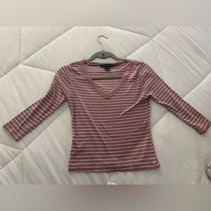 Pink & White Top ($2 with purchase of other item)